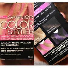 The color result and length of time that it lasts may vary depending on your current hair color and condition. Garnier Color Styler Intense Wash Out Colour Reviews In Hair Colour Chickadvisor