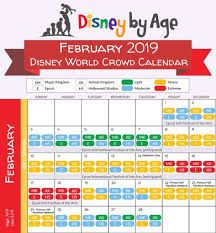 February 2019 Disney World Crowd Calendar In 2019 Disney