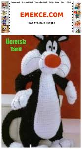 Amigurumi Kedi Sylvester Yapimi Emekce Com Orgu Modelleri Amigurumimodelleri Amigurumi Kedi Sylvester Yapimi Emekce Com Orgu Model Kedi Amigurumi Orgu
