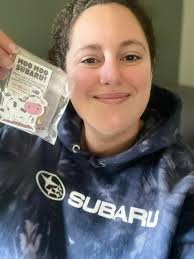 Blue Crosstrek mooed at me in Bear Grass, NC