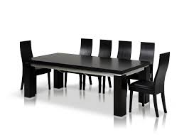 Black dining room tables come in a variety of sizes and shapes to fit every home. Modrest Maxi Modern Black Oak Dining Table