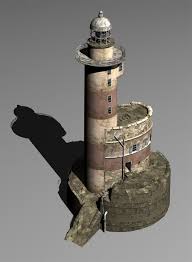 Light House Enterable 3d Model Lighthouse 3d Model Light