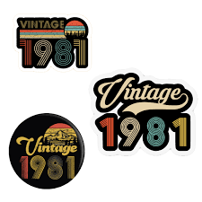 Download Vintage 1981 Svg Cut File Free Svg Files