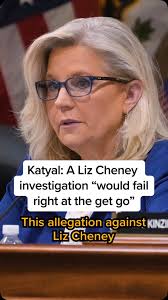 House Republicans recently issued a report recommending the FBI investigate  Liz Cheney for her role in investigating the Jan. 6 attack