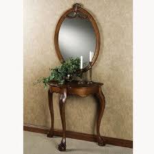 Raphael Wood Console Table And Mirror Mirrored Console Table Decor European Home Decor