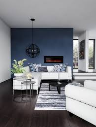 Postmodern Denim Blue And White Living Room Living Room Grey Living Room Decor Gray Blue Living Room