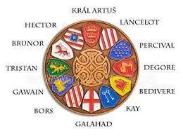 Knights Of The Round Table Geocoin Antique Gold King Arthur King Arthur Legend Arthurian Legend