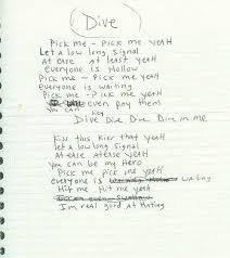 Nirvana Dive Nirvana Lyrics Nirvana Songs Nirvana Lyrics