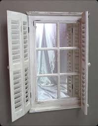 French Mirror Wall Ornate Chic Shabby Shutter Shutters New White Window Mirrors Mirror Wall Mirror Wall Decor Window Mirror