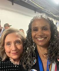 Maya Wiley and Hillary Clinton...