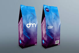 Free Coffee Bag Packaging Mockup Packaging Mockup Coffee Bag Coffee Bag Design