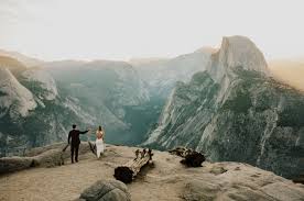 You might be able to cross country ski or snowshoe many miles from badger pass to glacier point, if you have the skills, experience, and stamina. Yosemite Wedding With A Stunning First Look At Glacier Point Green Wedding Shoes