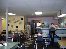 cosmos diner 50s style interior wall