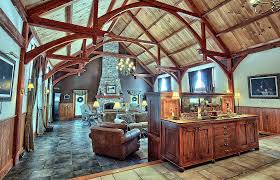 This cabin has one bathroom, full size bed in the bedroom, a loft with a queen size bed. Hocking Hills Luxury Lodges Cabins Ohio Luxury Lodging