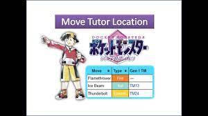 Pokemon Crystal Move Tutor Locations Youtube