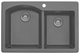 Can be used as a drop in or under mounted in countertop. Karran Top Mount 33 Quartz 1 Hole Double Bowl Kitchen Sink At Menards Karran Top Mount 33 Quartz 1 Hole Double Bowl Kit Quartz Sink Concrete Quartz Kitchen