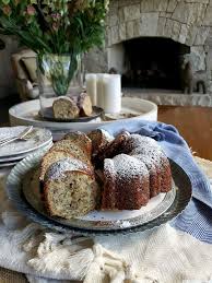 Banana walnut is the most requested cake here too.i love the pattern of the bundt cake and i can see that the tapered edges have come out clean beautiful i should say !swathi,it must be so much fun to have the harvest from ur. Healthier Banana Walnut Bundt Cake Banana Cake Banana Bundt Cake