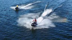 With waters so pristine you can see the bottom, it's not difficult to see why travelers flock to crystal lake in the summertime. Jet Ski Rentals On Lake Michigan Gladstone Mi Youtube