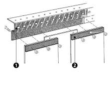 La porte à lanières peut se poser en applique ou sous linteau (possibilité de fixation sur ipn par crapaudage). Kit De Porte Souple A Lanieres Standard Largeur 300 Mm Manutan Fr