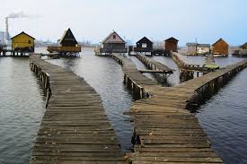 Floating Houses of Lake Bokodi