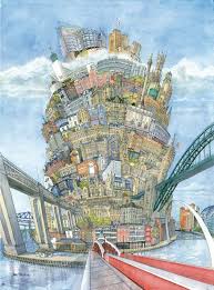 The Tower Of Newcastle Art Beautiful Art Painting