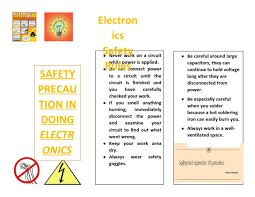 The kitchen is full of potentially dangerous things like knives, fire, and bacteria. Safety Precaution