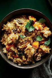 Mushroom And Roasted Butternut Squash Risotto Recipe Risotto Recipes Butternut Squash Risotto Squash Risotto
