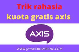 Hal ini untuk mengantisipasi supaya pulsa anda nantinya tak terpotong. Cara Mendapatkan Kuota Gratis Axis Tanpa Aplikasi April