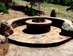 Surrounded by comfy, eclectic seating, this fire. Fire Pit Pictures Gallery Landscaping Network