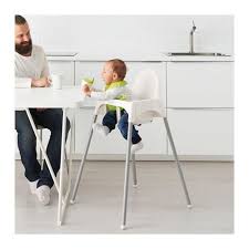 Antilop Trona Con Cinturon De Seguridad Blanco Gris Plata Ikea Antilop High Chair Diy Chair Covers High Chair