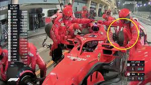 Ferrari pit stop broken leg. Ferrari F1 Tire Changer Taken To Hospital After Being Run Over By Kimi Raikkonen
