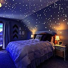 Sternenhimmel Aufkleber Pack Von 909 Set Mit Adhesive Stars Mond Und Free Constellation Guide 3 Grossen Sterne Schlafzimmer Sternenhimmel Kinderzimmer Dekor