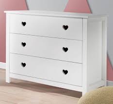 Delman sideboard weiss holz landhaus stil kommode 2 turig mit 2 schubladen schubladenkommode anrichte 75x32x81cm 01 sideboard weiss holz kommode. Schubladen Kommode In Weiss Mit Herzen Fur Madchen Asami