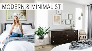 Minimalist bedroom design isn't something that happens over night. Bedroom Tour My Modern Minimalist Room Tour Youtube