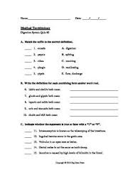 Medical Terminology Quiz 3 Digestive System Medical Terminology Medical Knowledge Medical