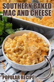 Southern Baked Mac And Cheese Recipe Baked Mac And Cheese Recipe Recipes Southern Mac And Cheese