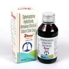 Diphenhydramine Hydrochloride Ammonium Chloride Sodium Citrate 2 Easy Cough Syrup At Rs 78 Bottle Pharmaceutical Syrup Id 19343508212