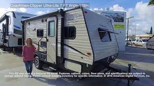 Coachmen clipper ultra lite travel trailer. Coachmen Clipper Ultra Lite 7 Ft Wide 17bh Youtube