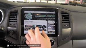 First Ever Ipad Car Dash Mod Icar Video Obama Pacman Car Tablet Mount Ipad Car Mount Ipad