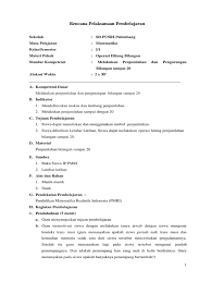 Check spelling or type a new query. Rpp Mengajarkan Penjumlahan 1 Sampai 20 Dengan Konteks Transmusi