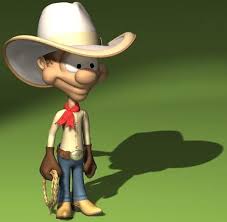 3d Model Of Cartoon Character Cowboy Cartoon Characters Cartoon Character
