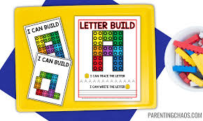 This alphabet is in uppercase and the bold letters are ideal for stamping and decorating. Alphabet Lego Letters Printable Parenting Chaos