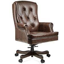 halter hal 070 executive grain cow leather office chair home office computer desk ceo chair metal base w wood ca office chair chair executive office chairs