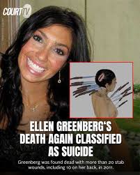 Less than a year after reopening the investigation into #EllenGreenberg's  death, the Philadelphia Medical Examiner's Office has declared her death a  suicide. The Office of the Medical Examiner agreed to re-examine the