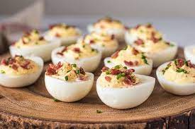 Sour Cream And Bacon Deviled Eggs Recipe Deviled Eggs Recipe Deviled Eggs Simply Recipes