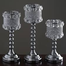 Votive holders are usually purchased in sets of 3,6 even 12 which can. Crystal Beaded Votive Candle Holder Chandelier Set Of 3pcs Silver Efavormart Candle Holders Silver Votive Candle Holders Candle Holders Wedding