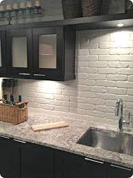 50 Affordable Kitchen Backsplash Decor Ideas Sweetyhomee Diy Kitchen Backsplash Trendy Kitchen Backsplash Brick Backsplash Kitchen