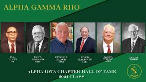 It is with great pride that the Brothers of UARK Alpha Gamma Rho announce  the Inaugural Class of the Alpha Iota Chapter of Alpha Gamma Rho Fraternity  Hall of Fame. Brother C.A.