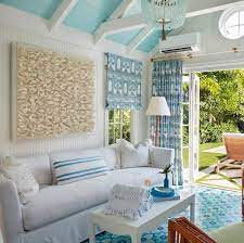 Beach House Decor Living Rooms At Sugarsbeach Com Beach Living Room Decorating Ideas Sugarsbeach Beachdecor Beachhousedeco Desain Interior Rumah Interior