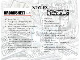 Example sentences with the word tabloid. Newspapers Tabloid Vs Broadsheet Ppt Video Online Download